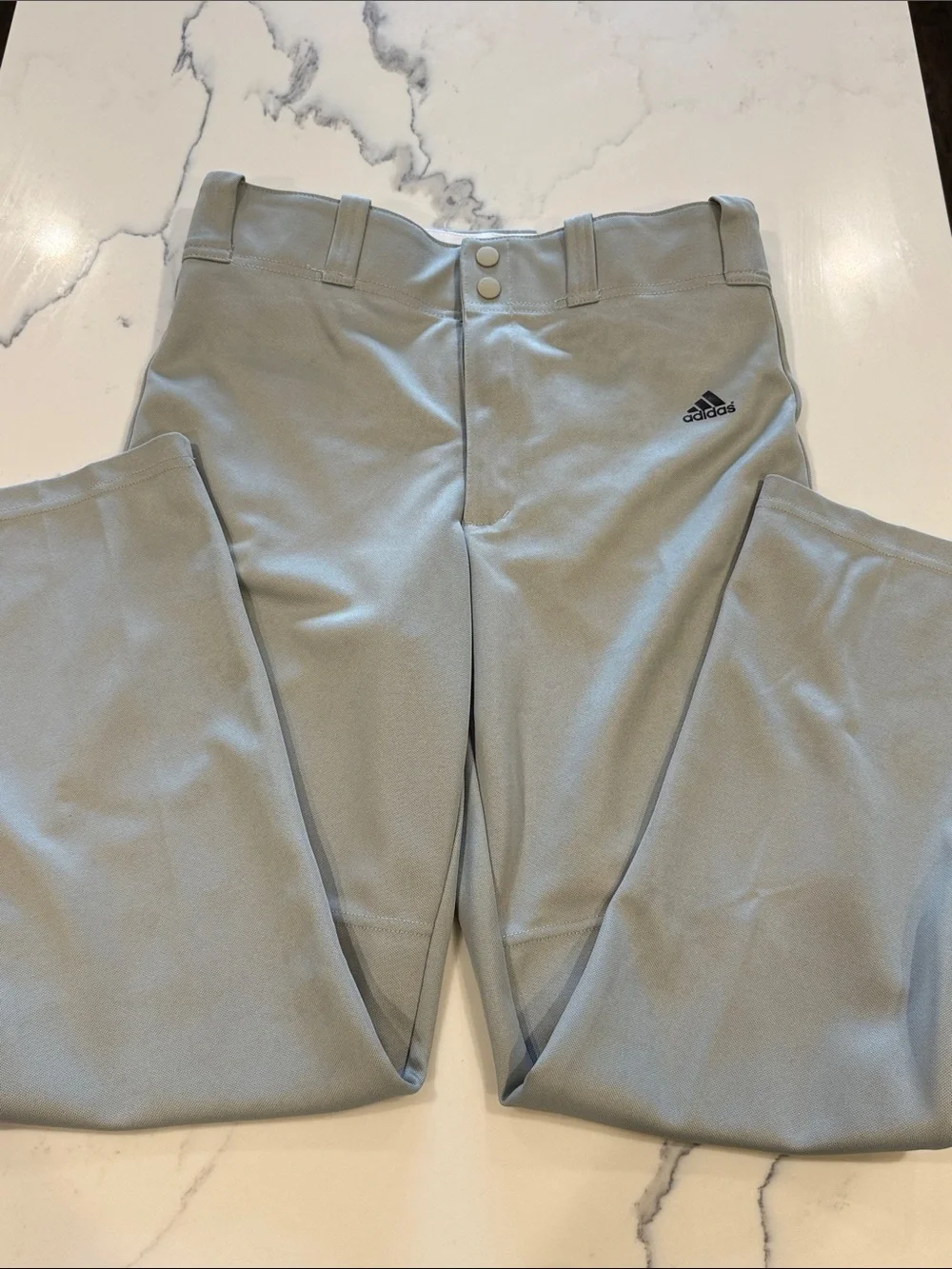 Adidas baseball pants Aeroready light gray youth large Athletic Pants